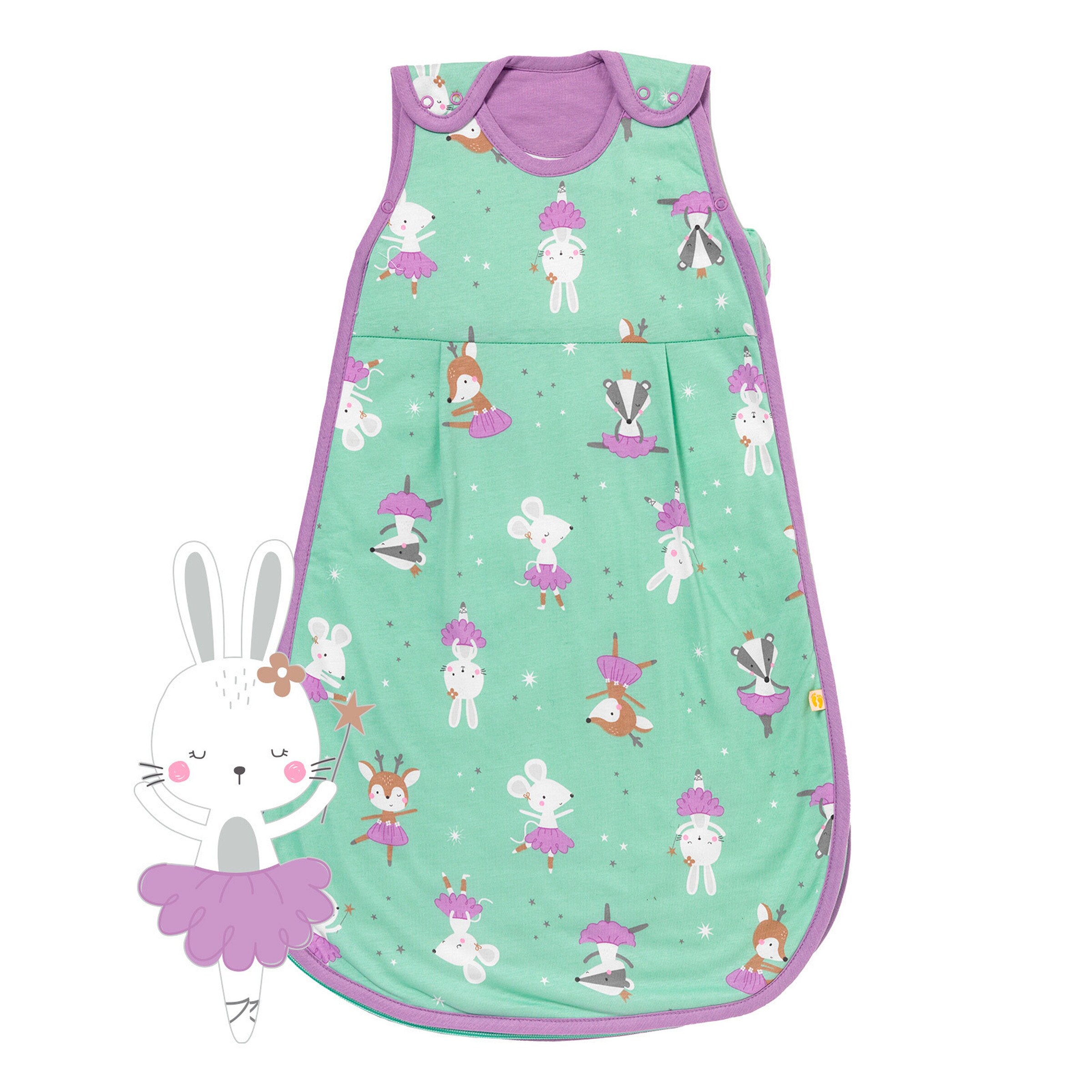 schlummersack Schlafsack ohne Füßen 1.0 Tog Ballerina