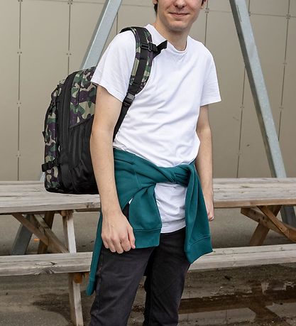 Jeva Schulrucksack - Supreme - Green Camou
