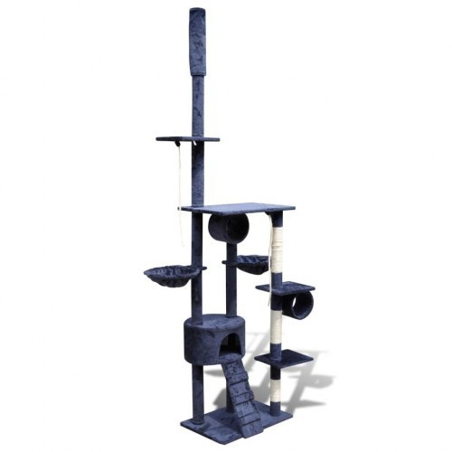 Arranhador XL para gatos com postes, azul