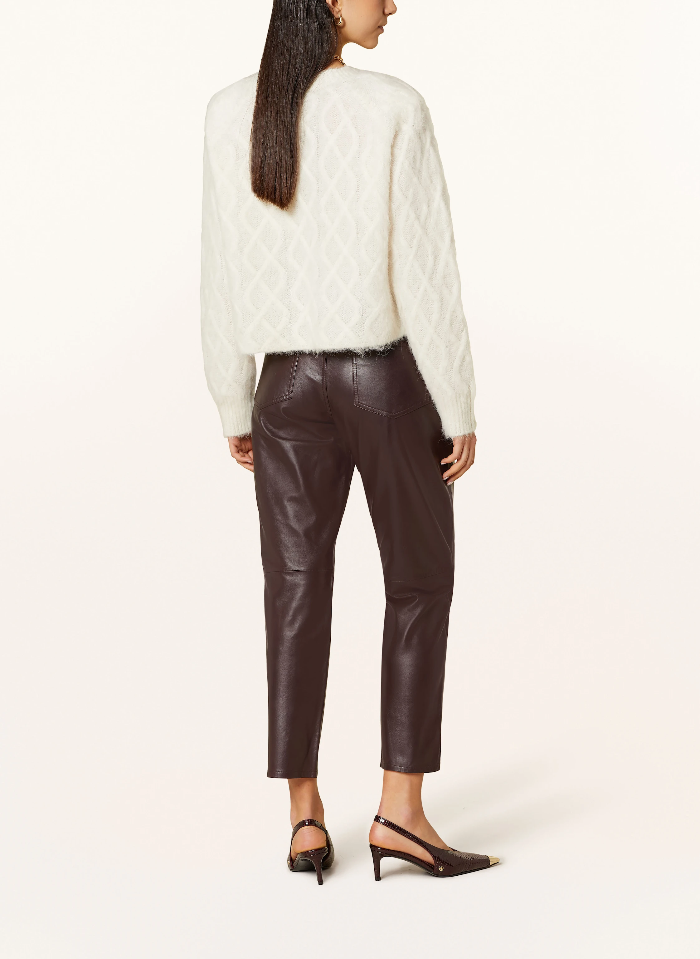 ba&sh 7/8-Lederhose KELLY