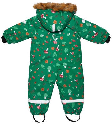 Nordbjørn Vindö Babydress, Mushroom Kaboom Green