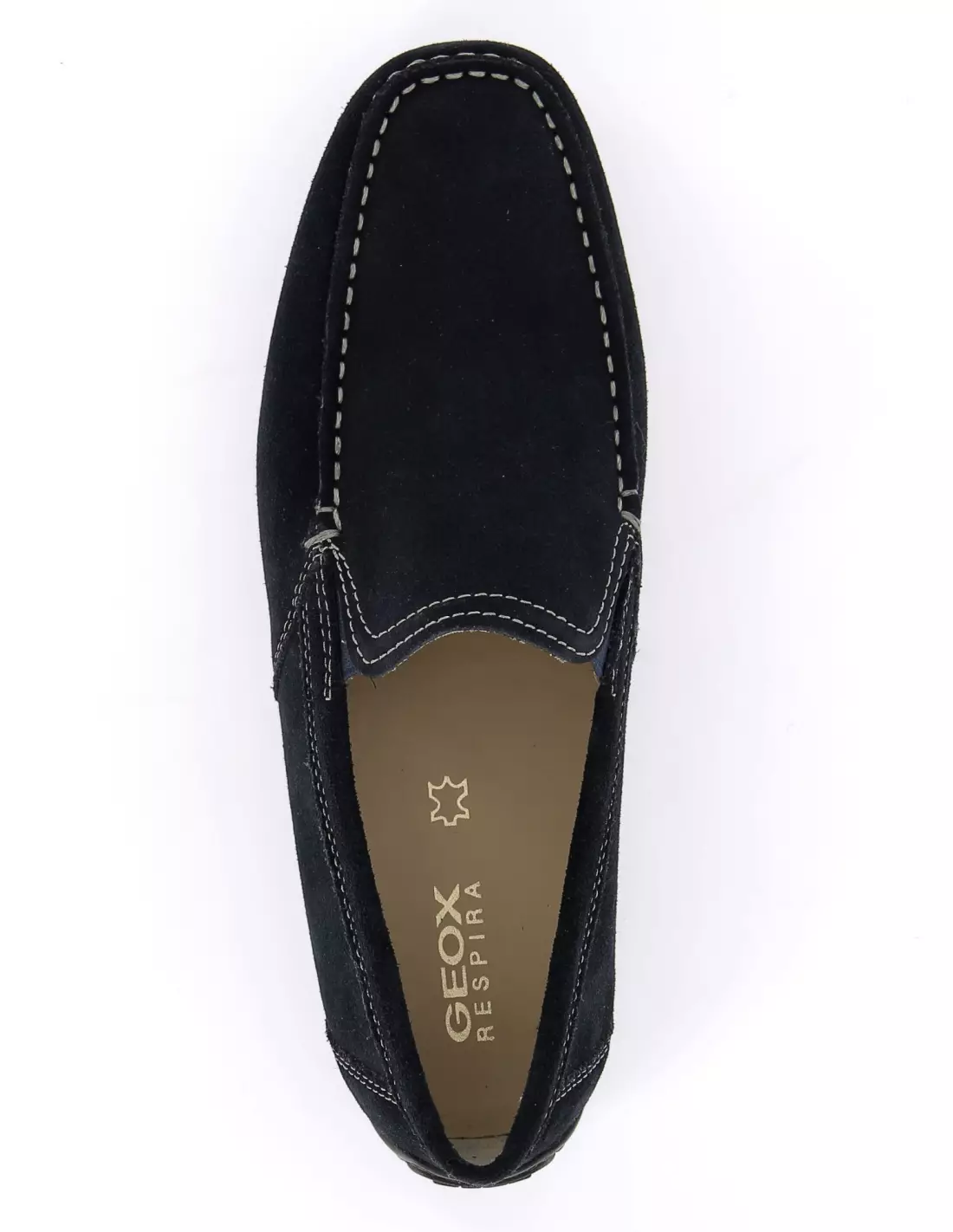 GEOX UOMO MONER - Bateaux & mocassins BLEU