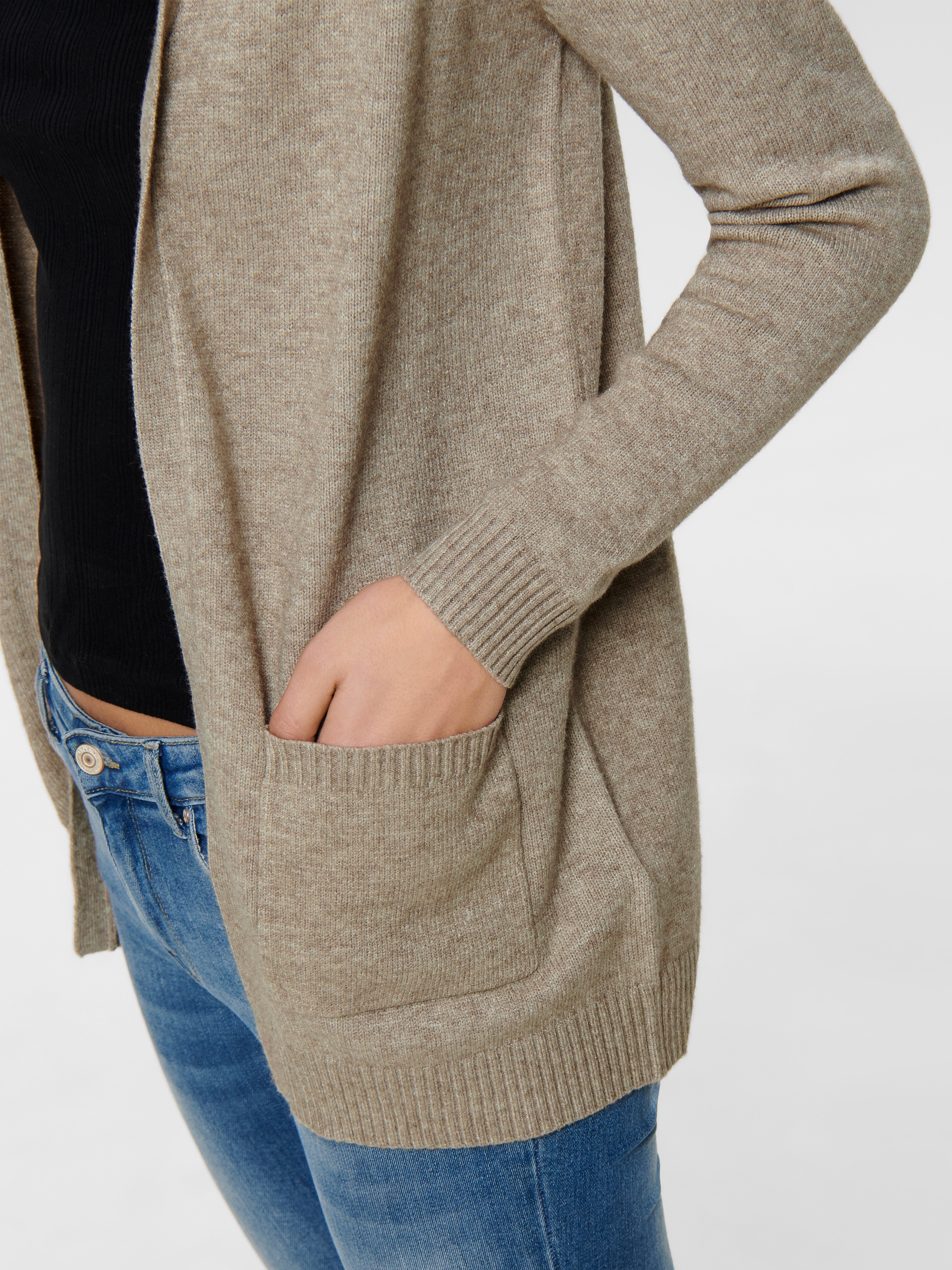 ONLLESLY Strickjacke Beige