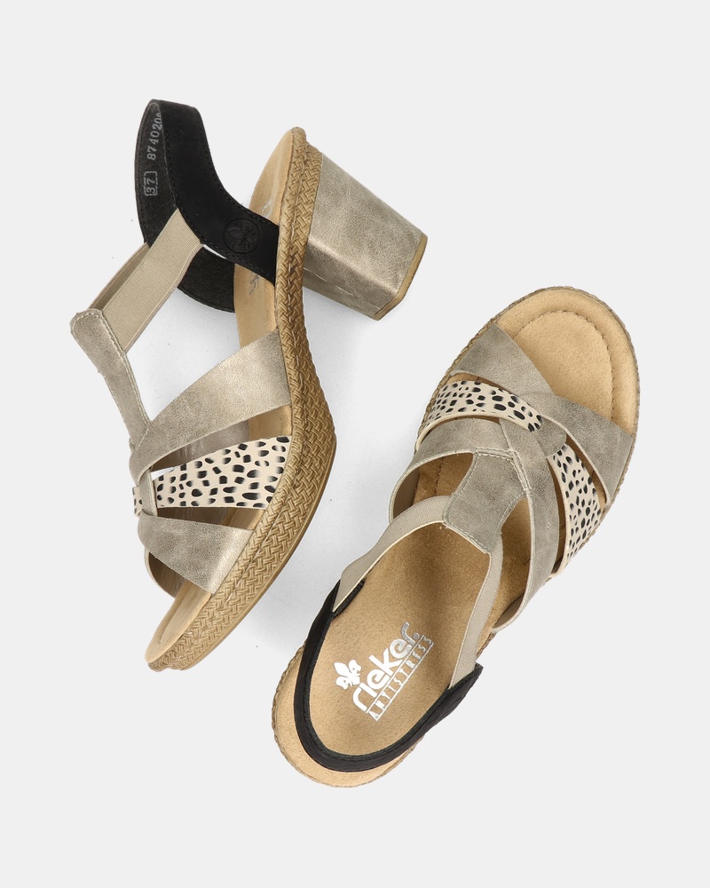 Rieker Sandalen  - goud