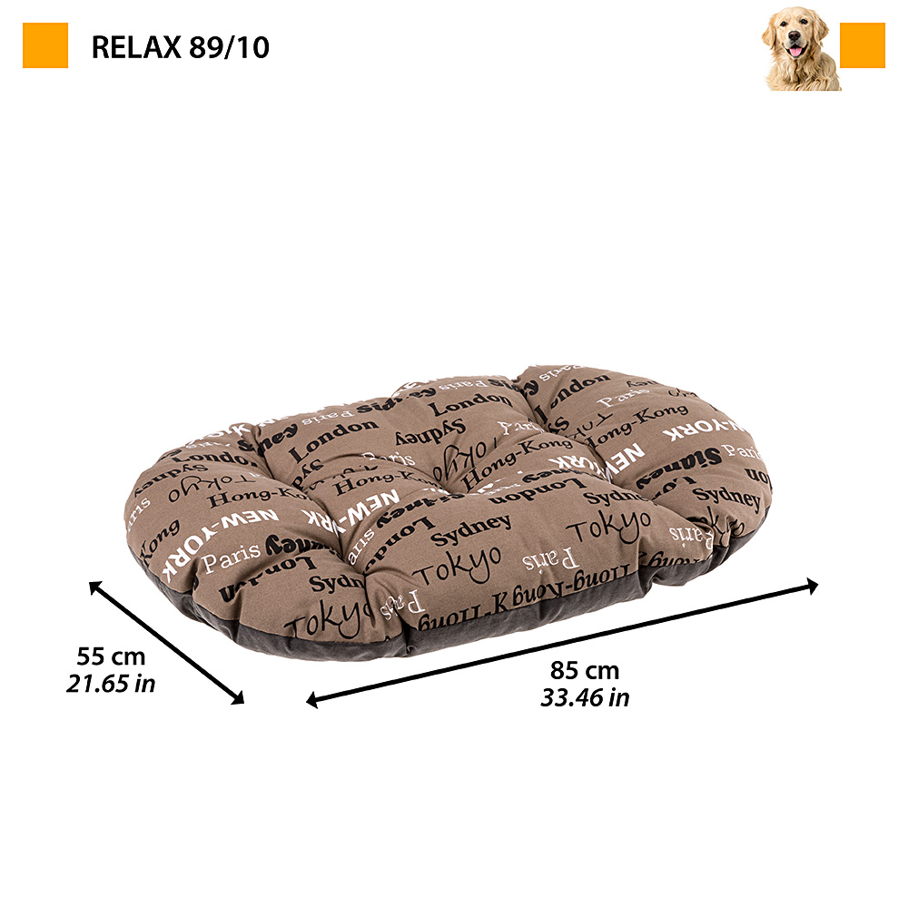 Ferplast panier chien chat - coussin pour chien chat - lavable en machine - tapis chien chat pour niches et voitures - lit pour