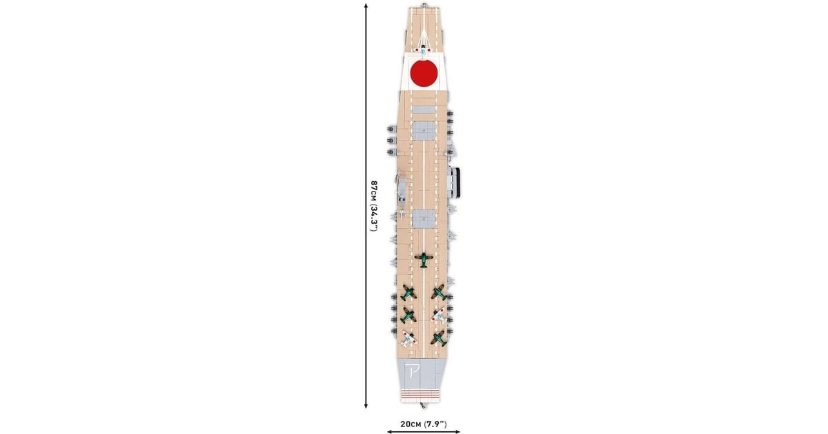 COBIAkagi Aircraft Carrier Constructiespeelgoed  (Schaal 1:300)