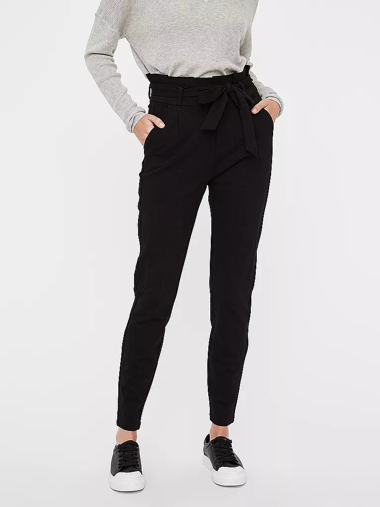 VERO MODA Highwaist Hose  Loose Fit VMEVA  schwarz