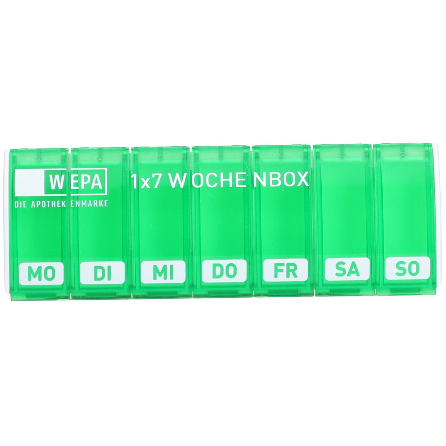 WEPA 1x7 Wochenbox farbig sortiert/UV-Schutz+