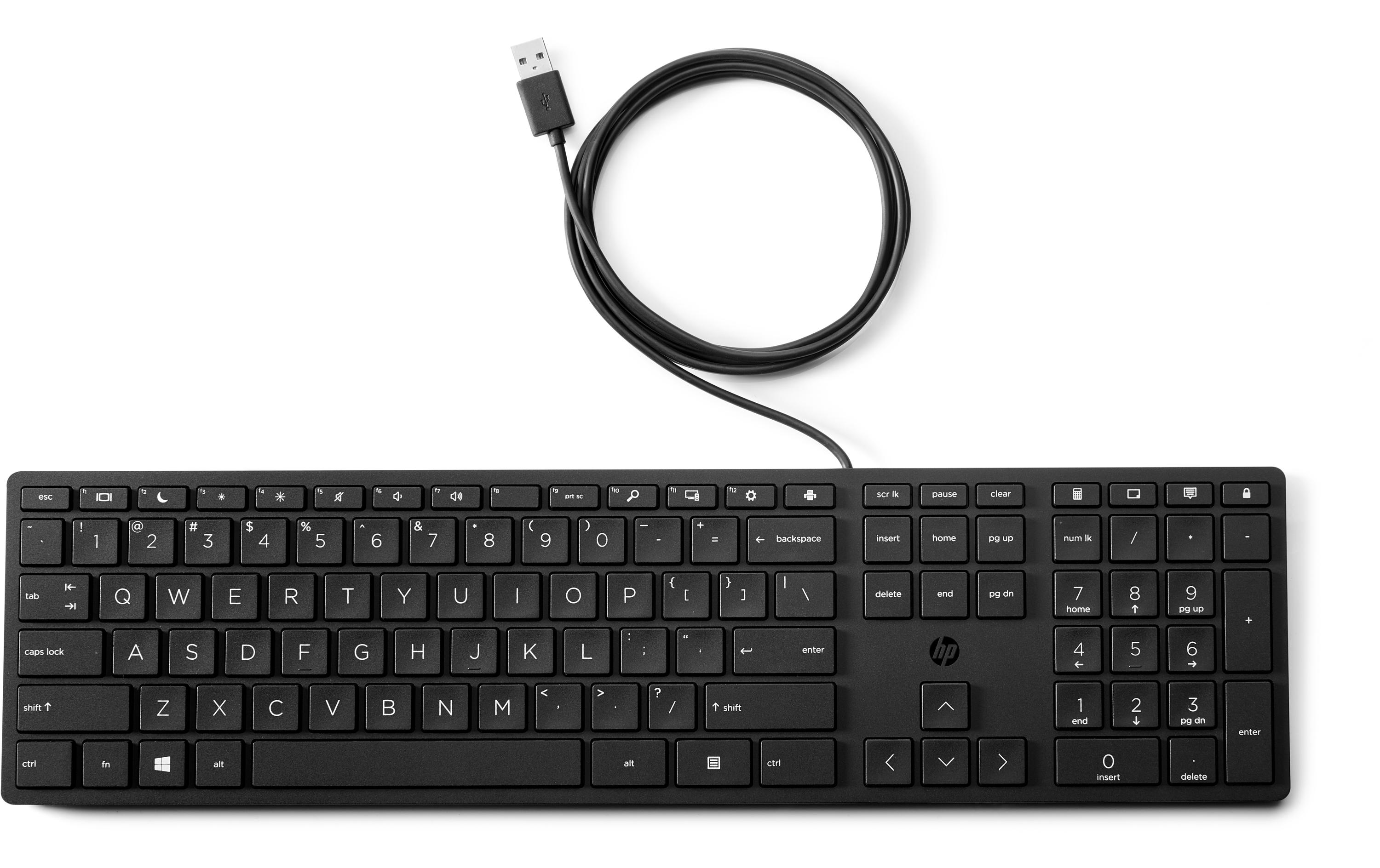 Tastatur 320KBusiness-Tastatur für den täglichen Einsatz mit geräuschreduzierenden, flachen Tasten im klassischen Design
