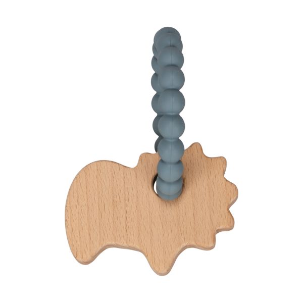 DAY Dierenfiguren Bijtring - Silicone - Nijlpaard - Blushy Pink