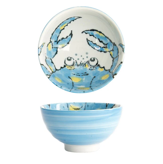 Tokyo Design Studio  Seafood Crab skål, Light Blue - Ø11,2 cm.