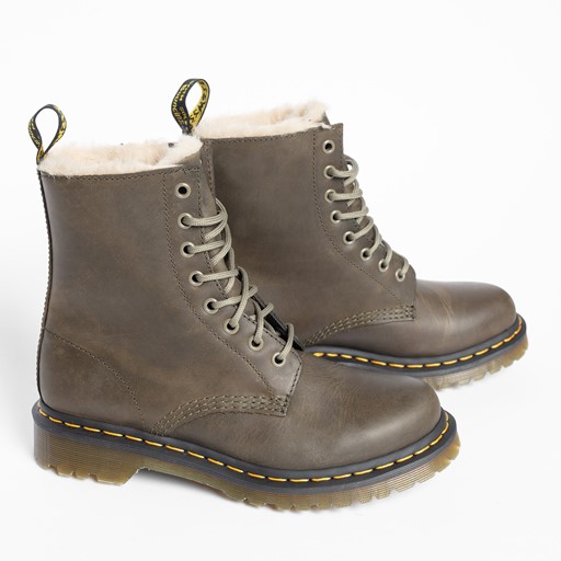 Dr. Martens 1460 Serena Veterboots groen Leer