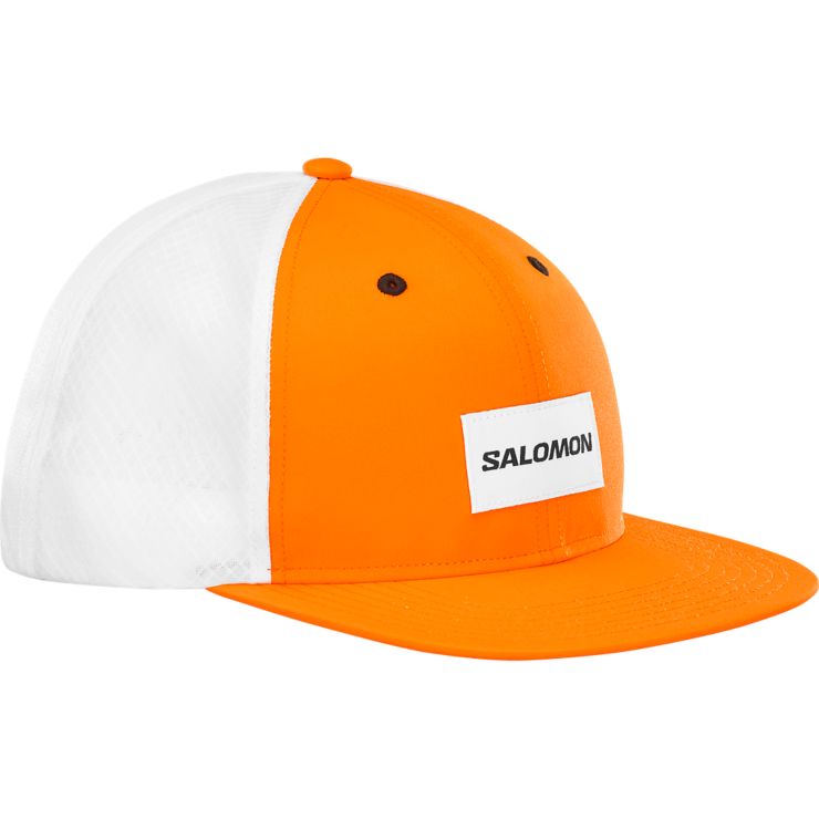 SalomonTrucker Flat Cap - orange