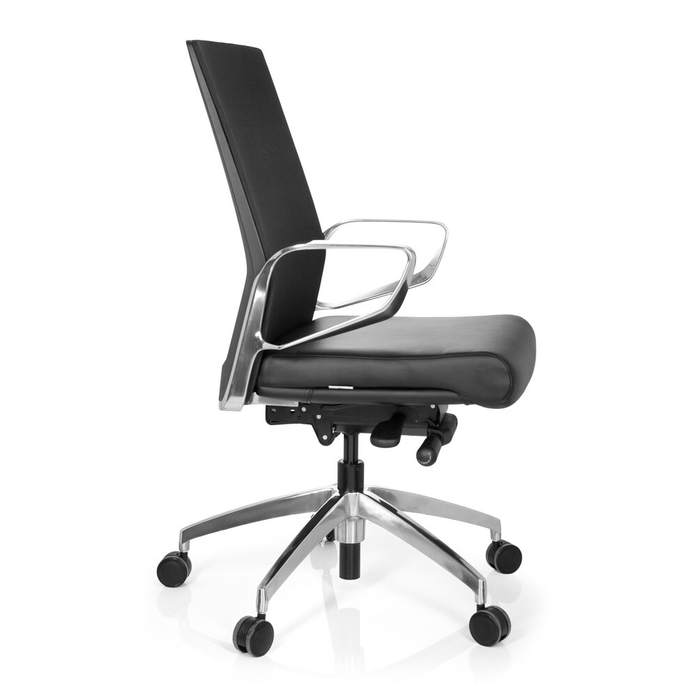 Profi Bürostuhl PROVIDER NET Kunstleder mit Armlehnen hjh OFFICE