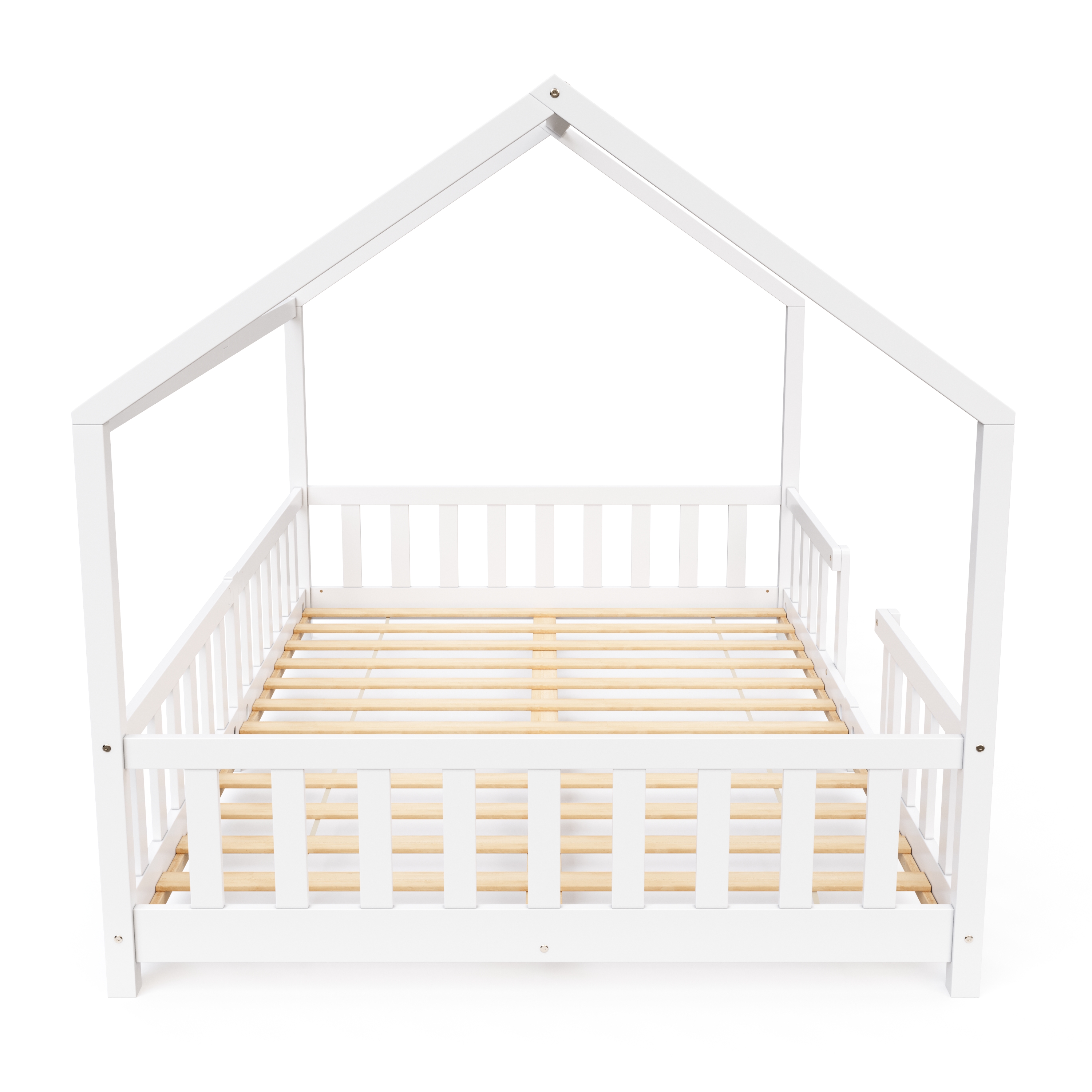 Kinderbett MAISON 120 x 200 cm weiss