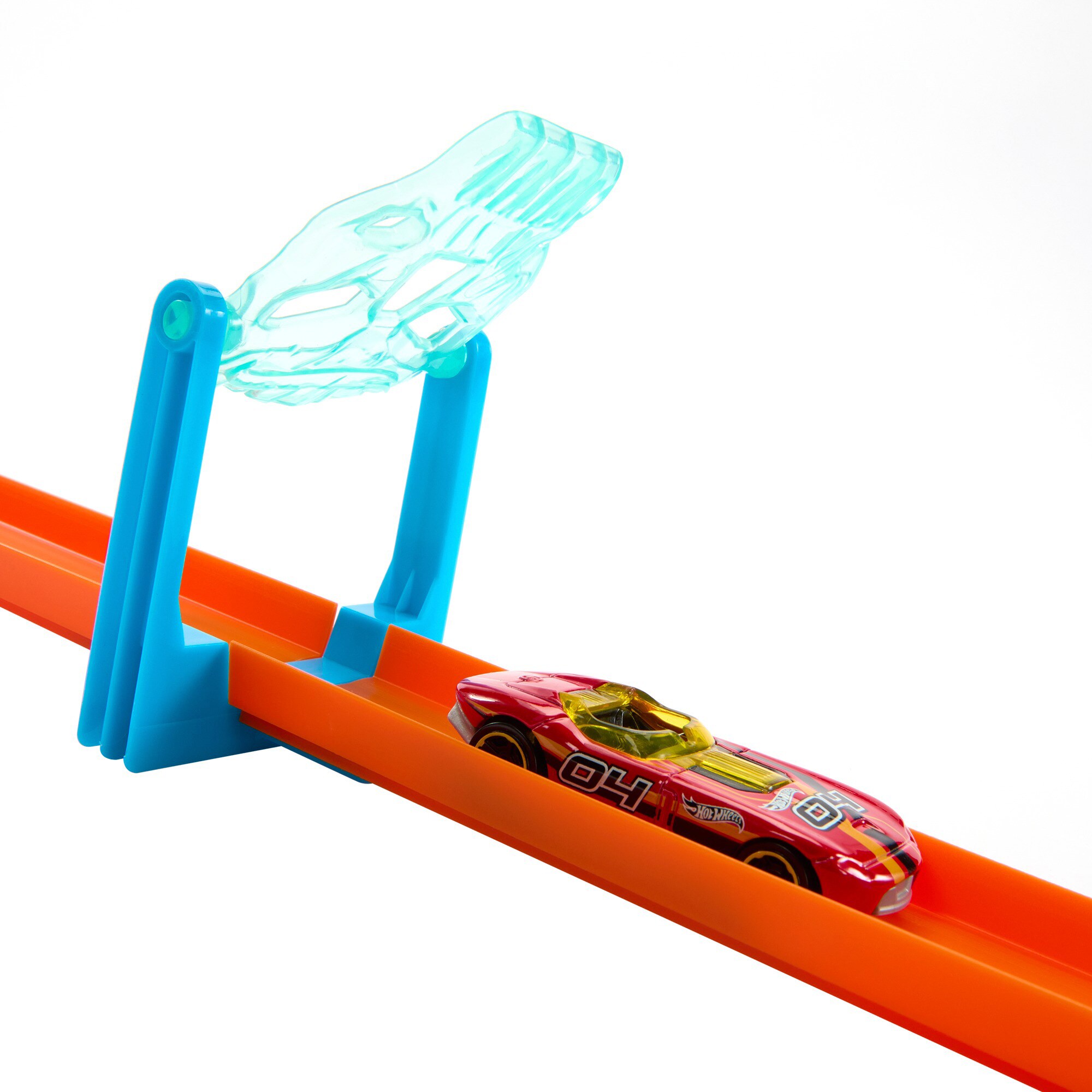 Mattel Rennbahn Track Builder Ice Crash Pack