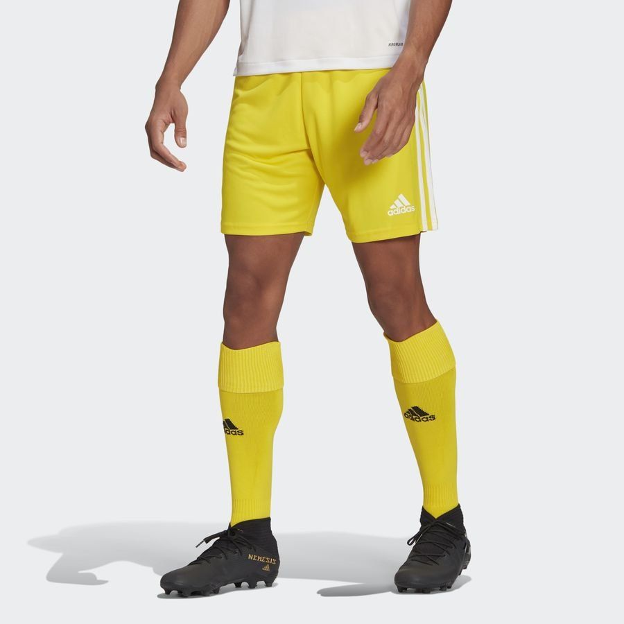 adidas Short Squadra 21 - Jaune/Blanc
