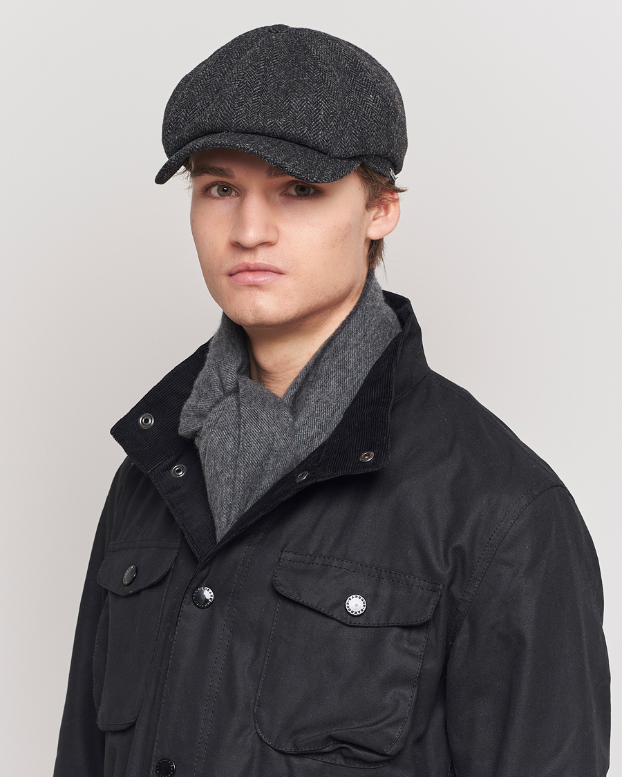 Wigéns Newsboy Classic Shetland Wool Dark Grey