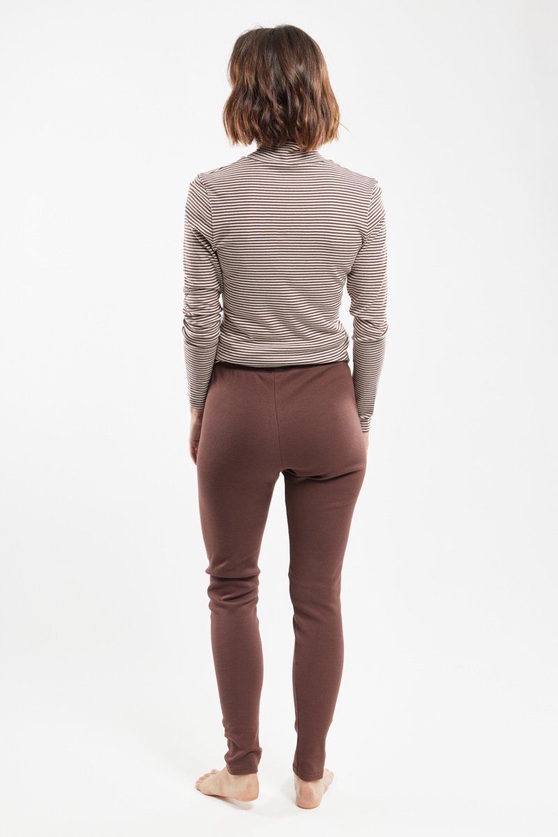 Legging côte 2x2 - coton