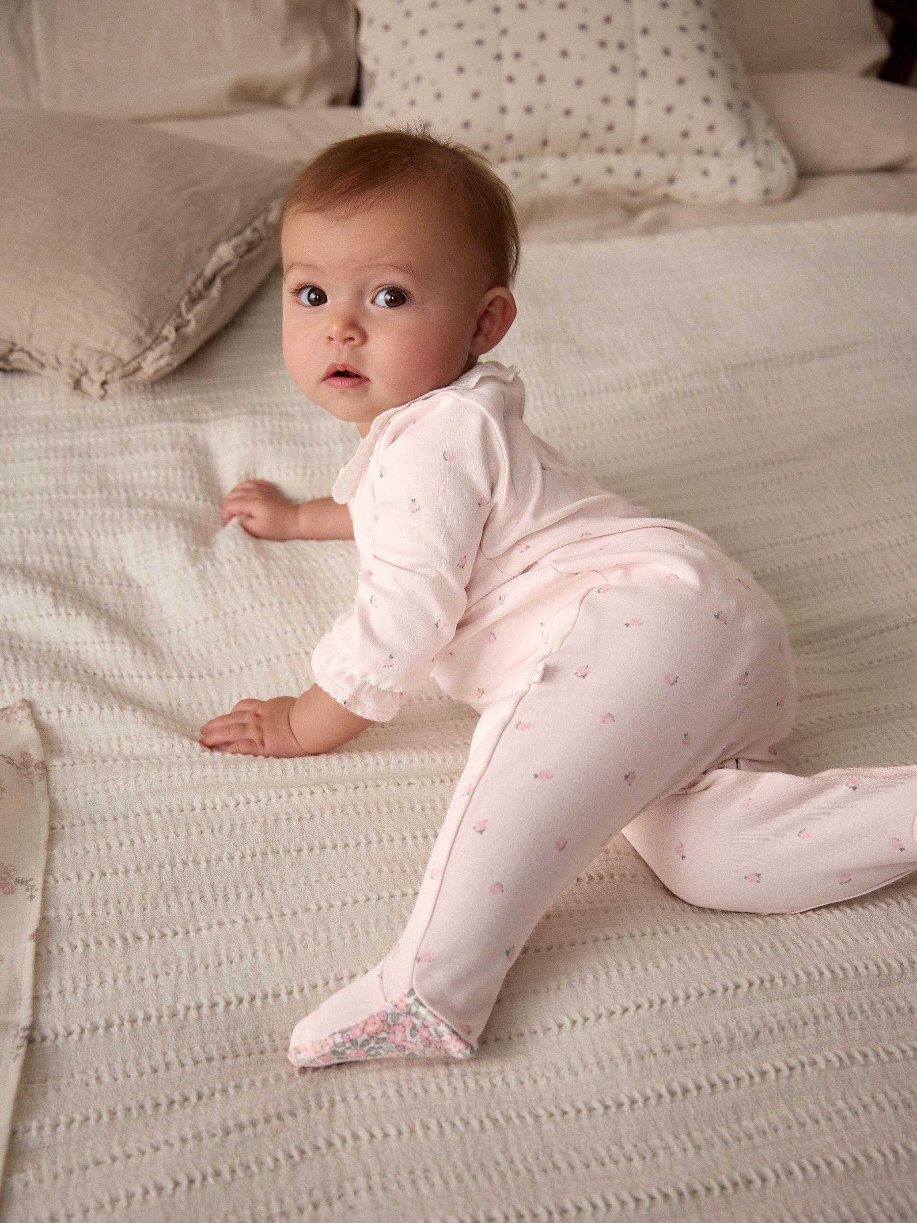Roze Mummy - Baby Family 100% katoenen slaappak (0 - 2 jr)