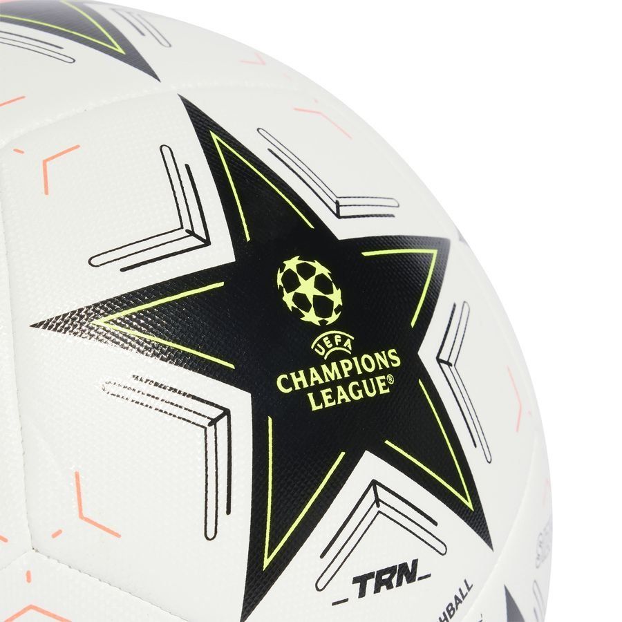 adidas Ballon Training Champions League 2024/25 - Blanc/Noir/Argenté/Jaune