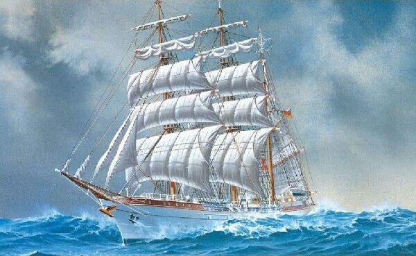 Revell - Gorch Fock Skib Byggesæt Inkl. Maling - 1:350 - Level 3 - 65432