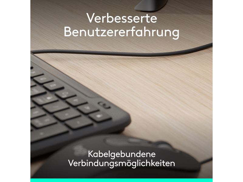 Logitech Tastatur K620 for Business Kabelgebundene Tastatur für Unternehmen