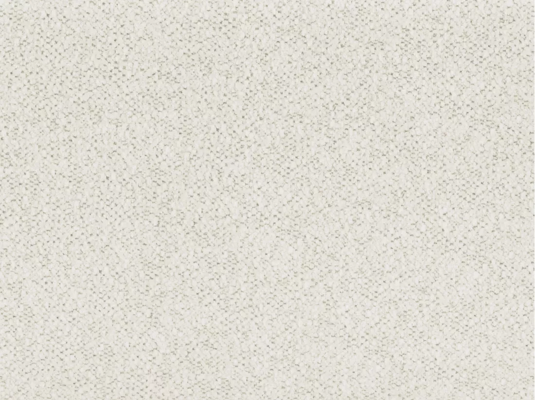 Pouf en tissu texturé crème DAVISO