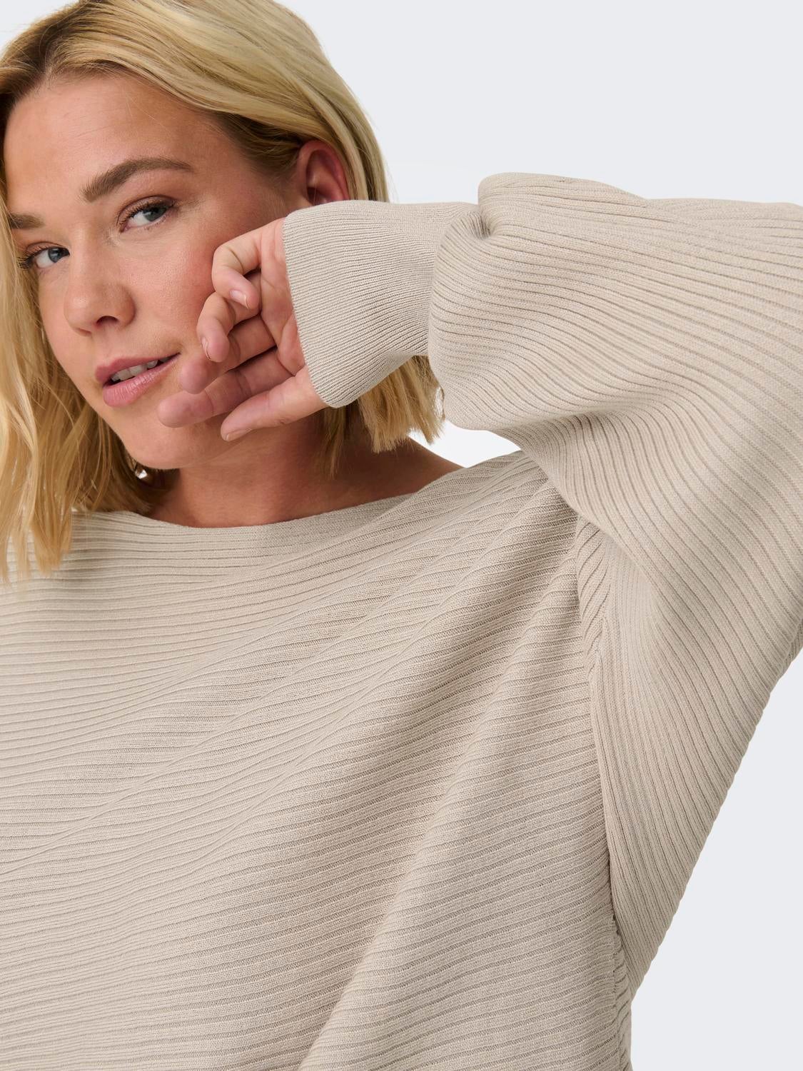 CARNEW Strickpullover Pumice Stone