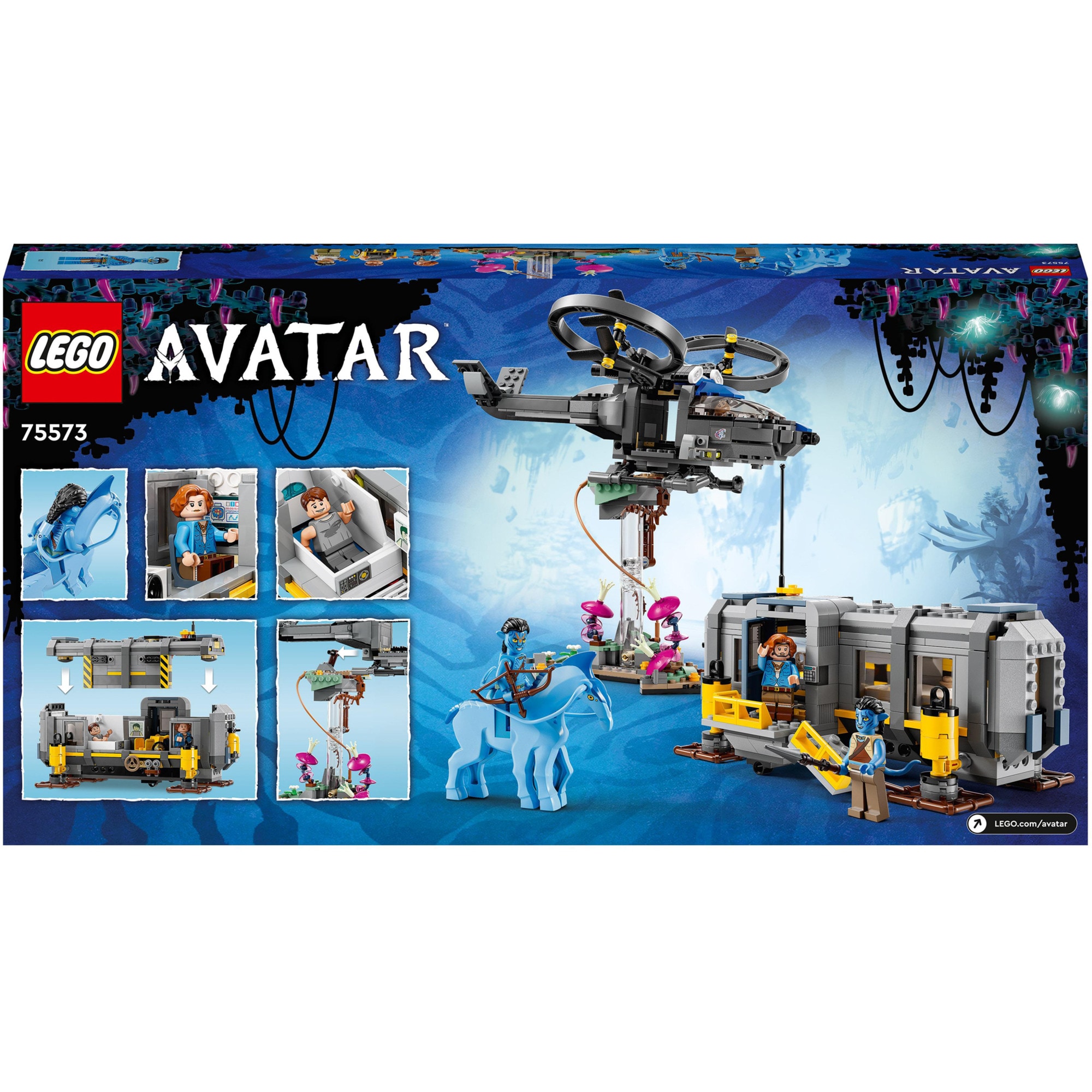 LEGO Konstruktionsspielzeug Avatar Schwebende Berge: Site 26 und RDA Samson