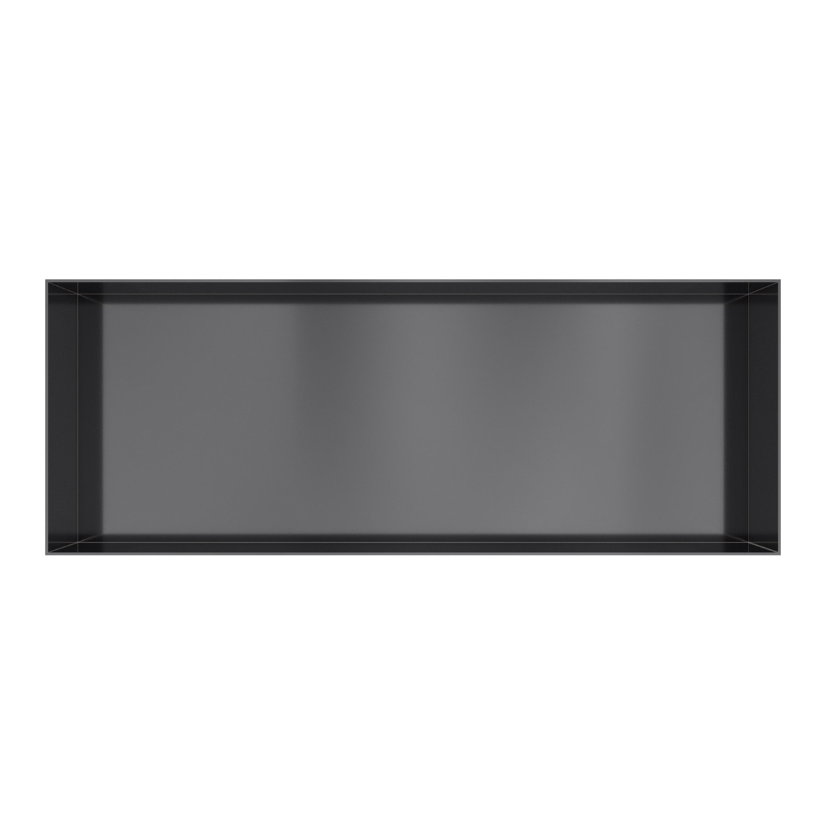 Hotbath &More frameless inbouwnis 30x80x10cm geborsteld zwart PVD