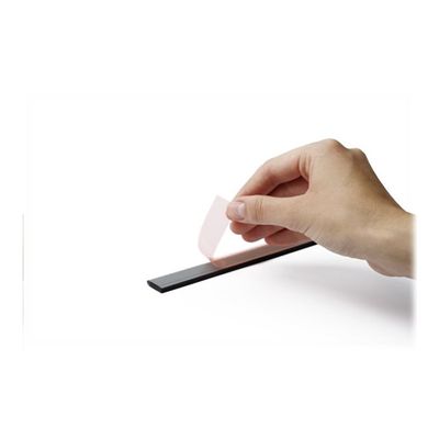 Durable Durafix - 5 Barres d'affichage adhésives 210 mm - noir - pour documents A4 portrait ou A5 paysage