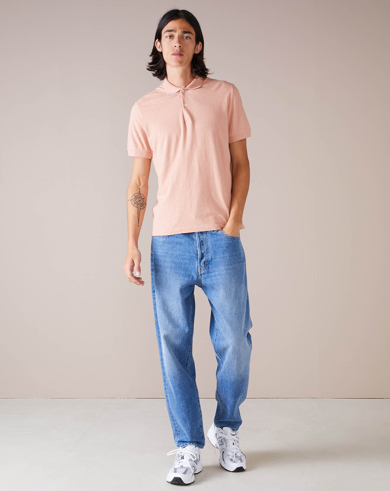 Bellerose Polo en Coton & Lin Vota nude