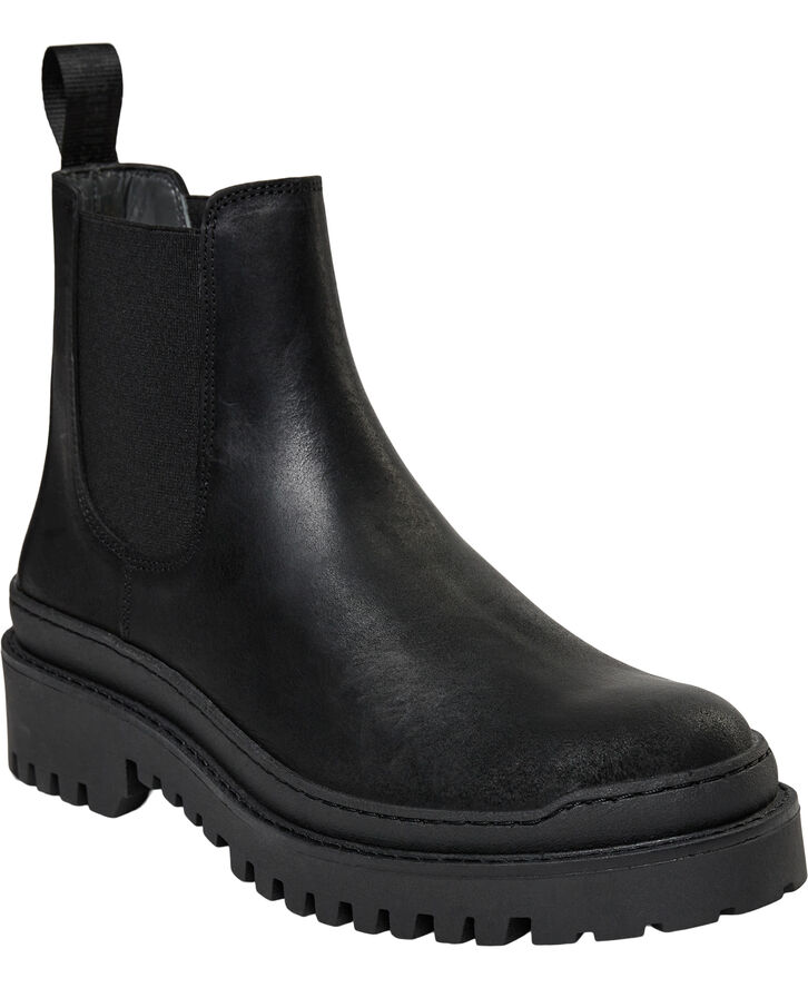 ANGULUS Chelsea Støvle 2100/001 black/black