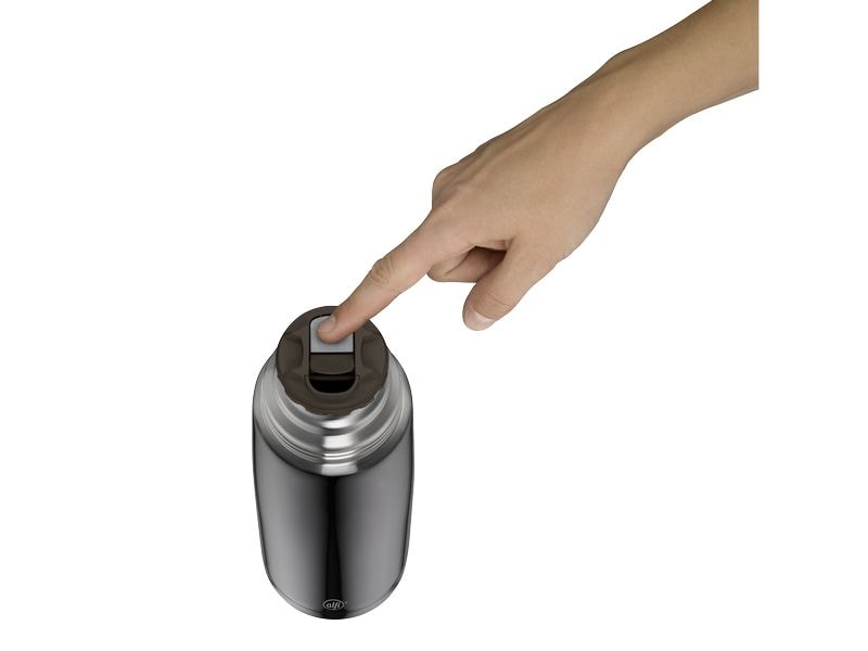 Alfi Thermosflasche Perfect 1000 ml, Dunkelgrau Isolierflasche