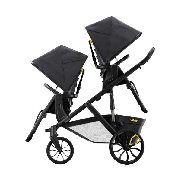 VEER Switchback &Roll Duowagen - Donkergrijs / Zwart