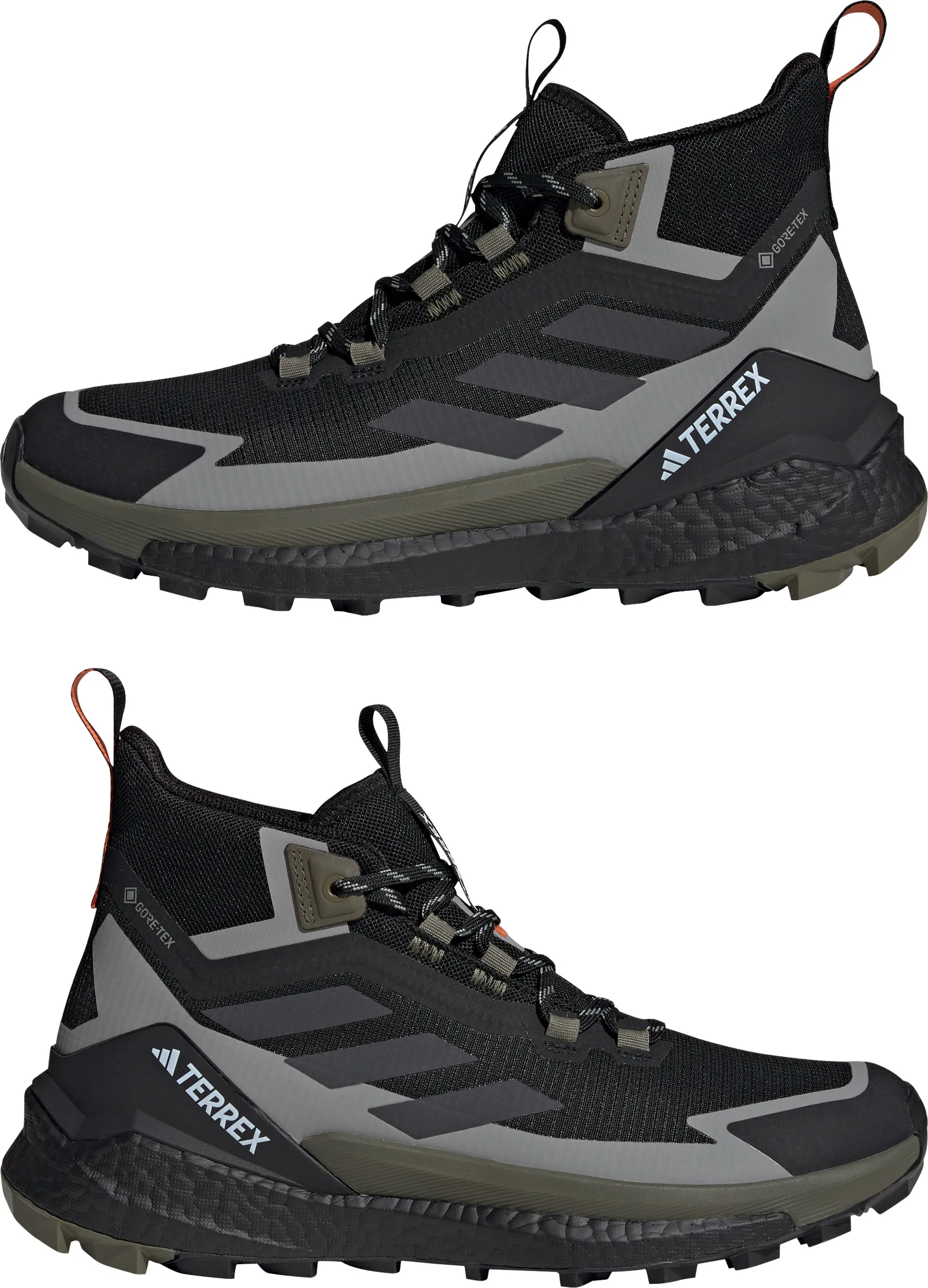 Adidas Men's Terrex Free Hiker 2 Gore-Tex Core Black/Carbon/Olistr