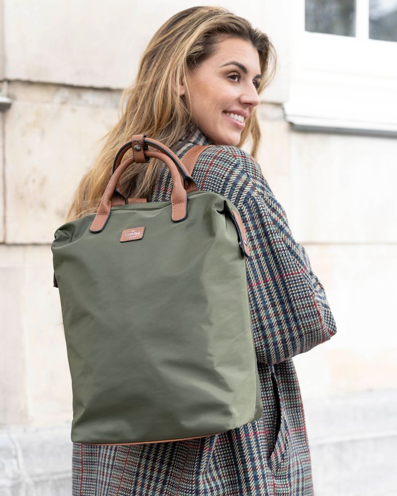 Charm London Buckingham Rugzak L 15,6 inch Taupe