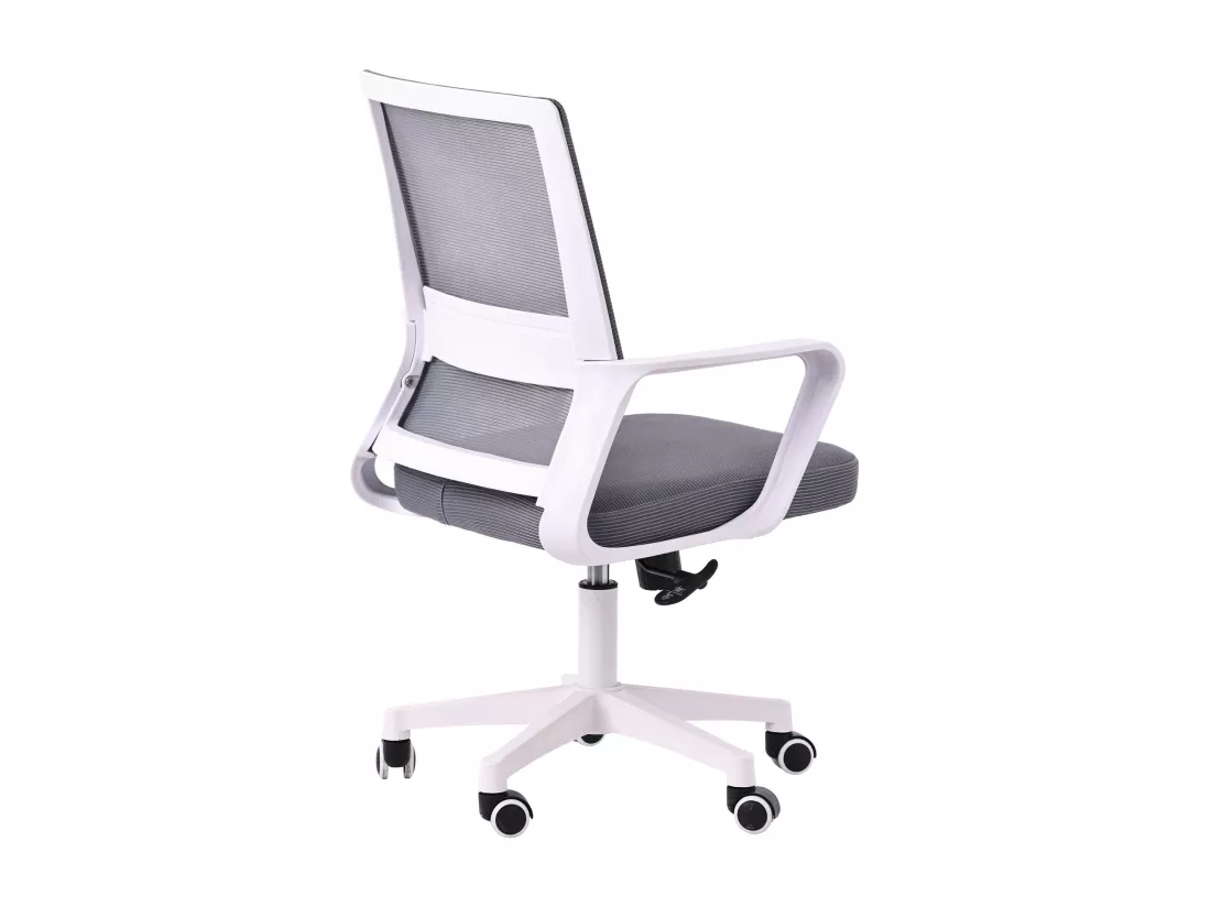 Chaise de bureau en tissu Mesh - Mars - Gris clair