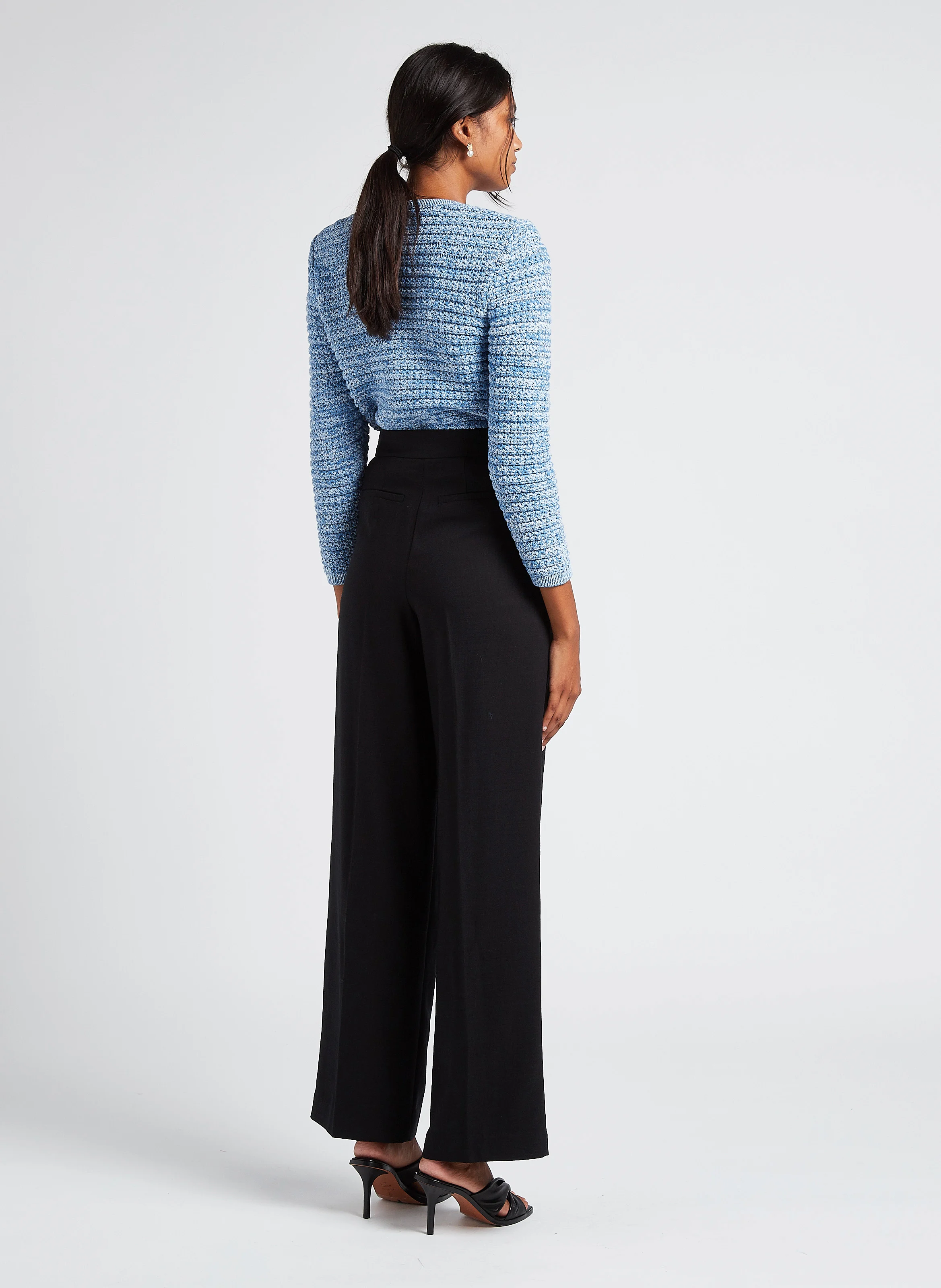 EDWIN - Pantalon large taille haute | Noir