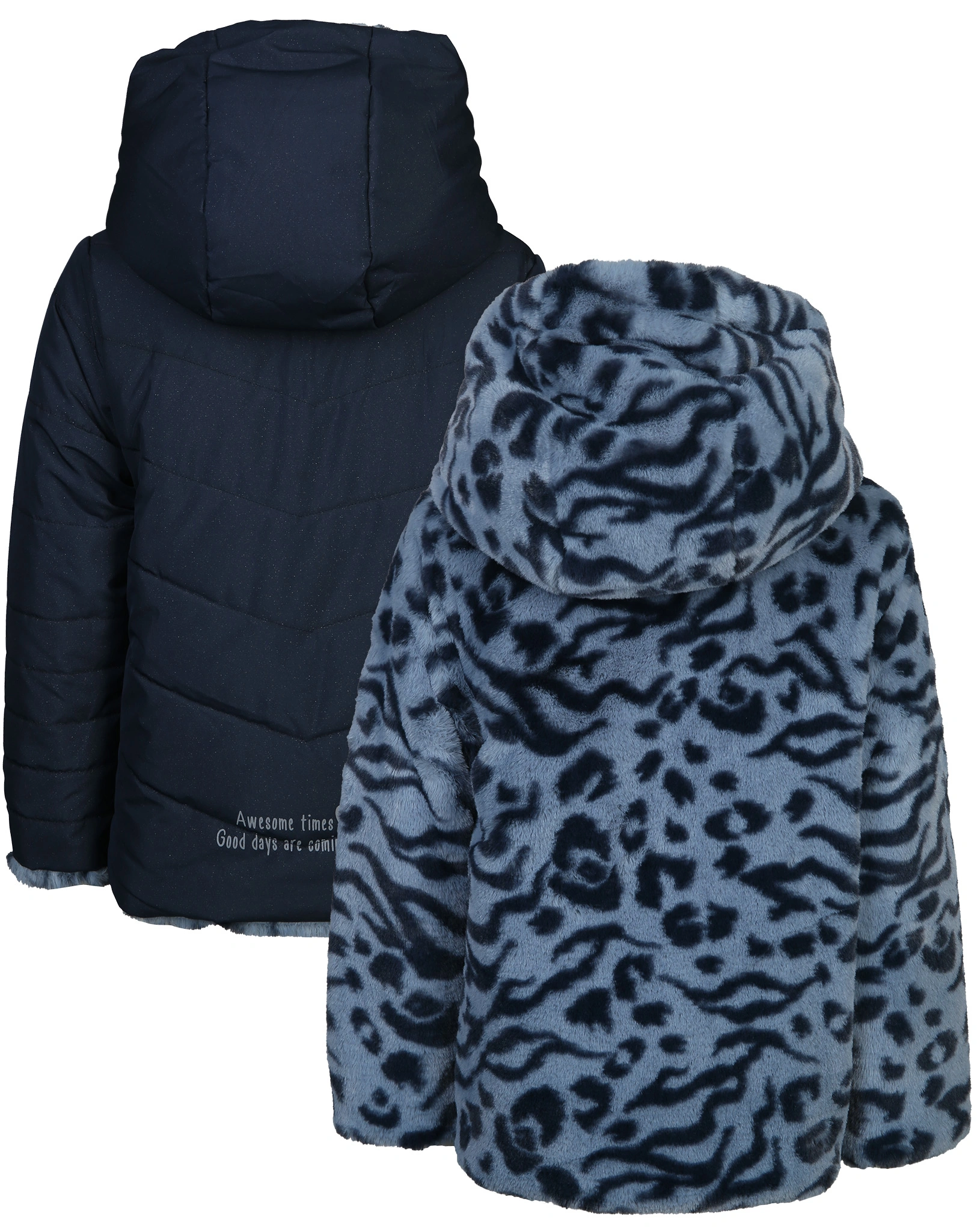 Winterjacke TIGER zum Wenden in marine