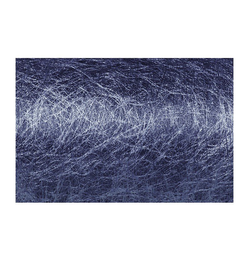 Donkerblauwe Tafelloper Glitters 5M 36cm