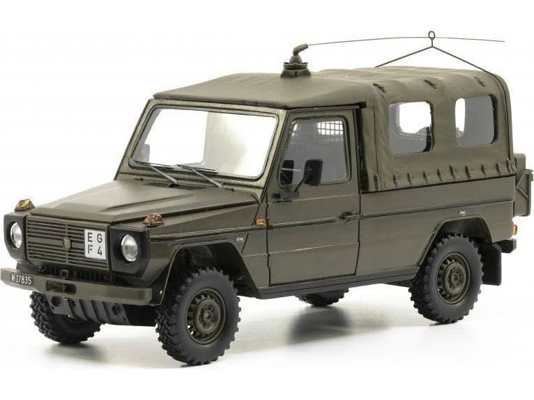 ACE Militärfahrzeug Steyr-Puch GE 230 Plane 1:43 Massstabsmodell des geländegängigen GE 230 Plane