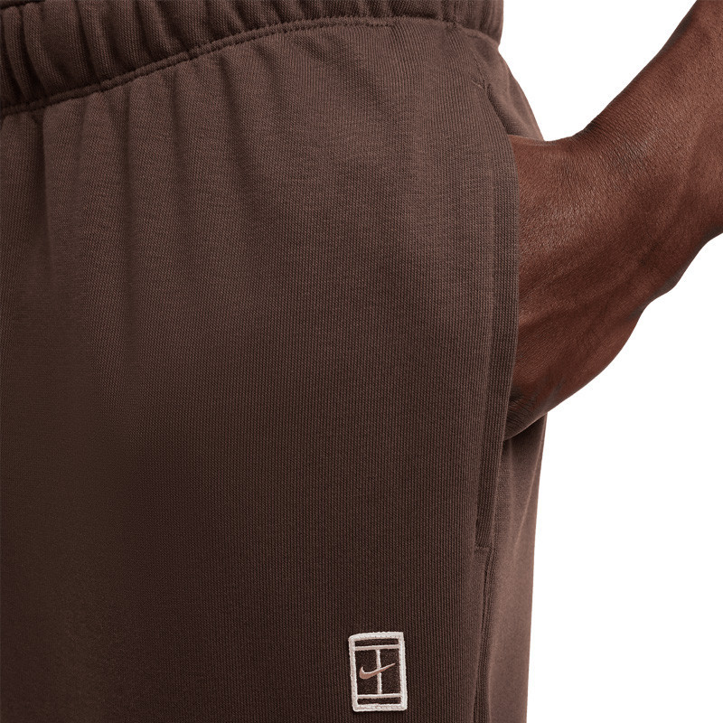 Pantalon tennis NikeCourt Heritage Fleece marron