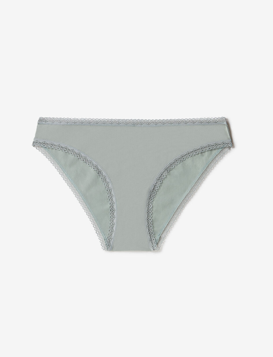 Culotte taille basse - vert clair