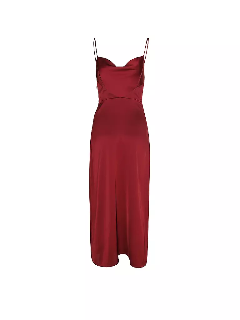 VILA Abendkleid VIRAVENNA dunkelrot