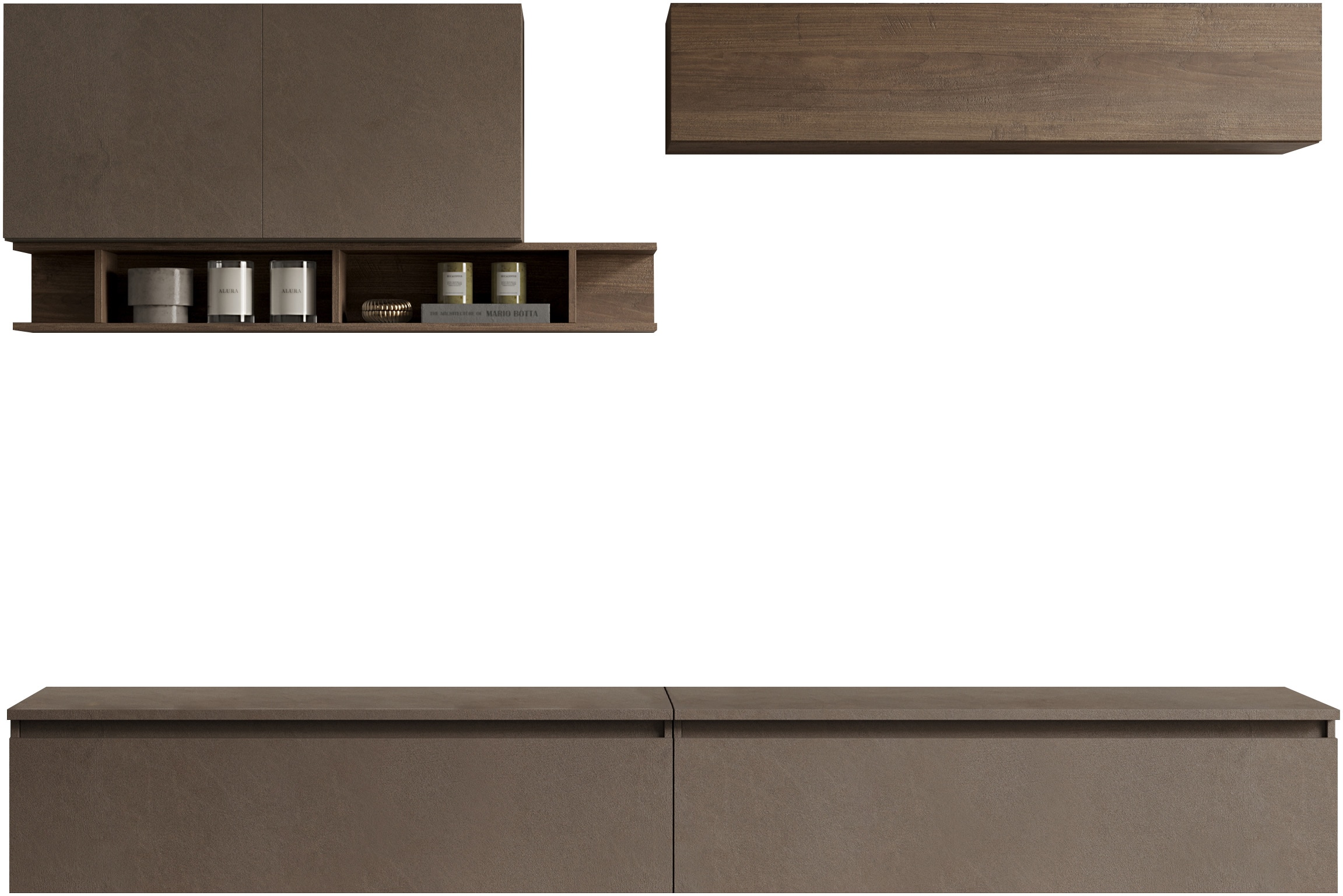 INOSIGN Wohnwand »Infinity, 6tlg. Breite 276 cm, Höhe variabel, Schrankwand, Anbauwand«