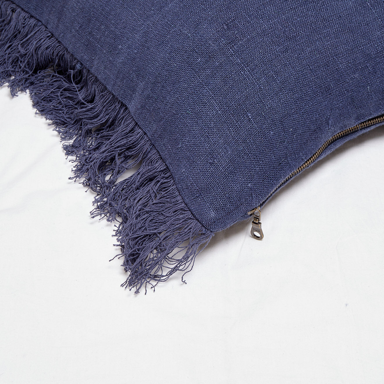 Haomy Housse de coussin 100% Lin Wani denim - 45x45 cm
