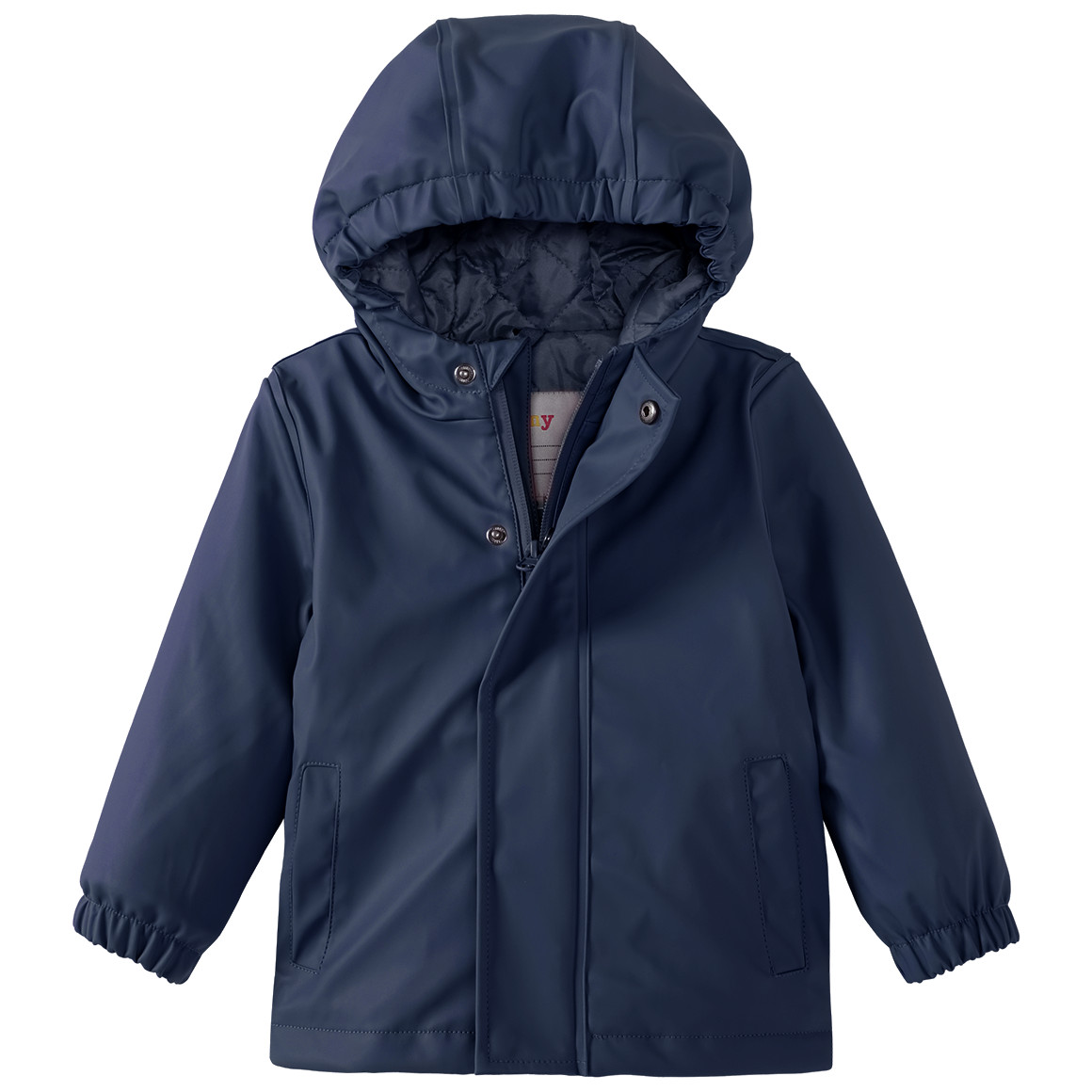 Famy Baby Regenjacke mit gestepptem Futter dunkelblau