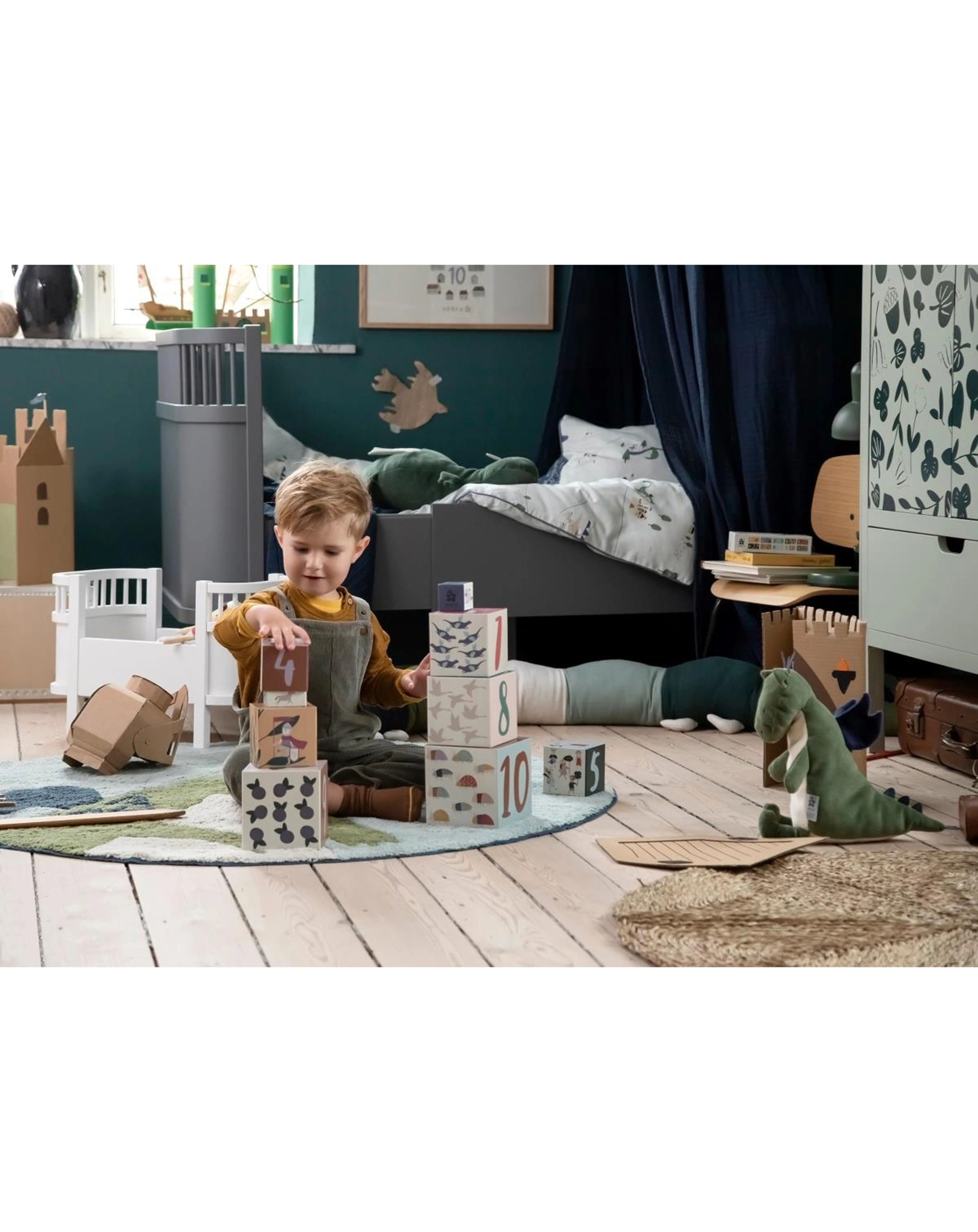 Stapel-Blöcke PIXIE & DRAGON 10-teilig in bunt